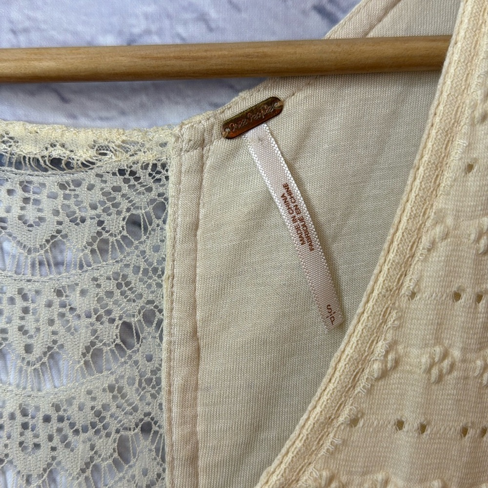Free People | Cream Lace Dress - Picture 5 of 8